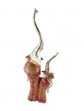 Single Piece Loving Elephants With Emboss Work Of Rajasthan