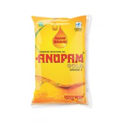 1ltr Pouch Anupam Gold Mustard Oil