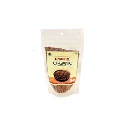 100gm Pouch Anupam Organic Flax Seeds, Color : Brown