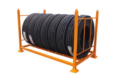 Heavy Duty Folding Steel Storage Truck Tire Racking