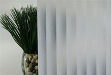 White Fading Mini Blind Window Film