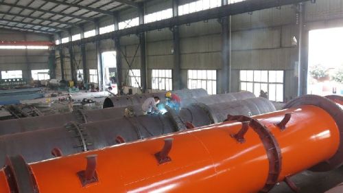 Rotary Drum Granulator, Power : 15KW