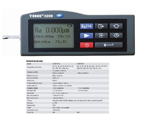 Popular Handheld Surface Roughness Tester TIME 3200/3202 From Reliable Manufacturer