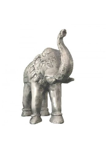 Polished Aluminum Handcrafted Elephant Table, For Decoration, Size : 10x10x5cm