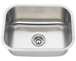 Polished Steel Single Bowl Kitchen Sink