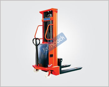 Semi electric stacker