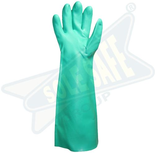 Nitrile Rubber Gloves, Size : 18