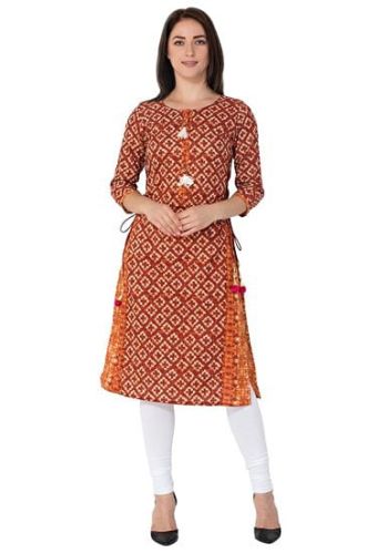 3/4 Cotton Ladies Kurtis, Style : Casual, Fancy, Modern