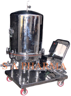 Zero Hold Up Sparkler Filter Press