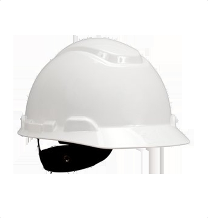 HDPE 3M Pinlock Safety Helmet, For Construction, Color : White