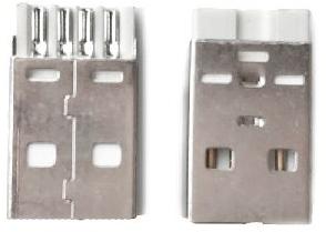 Electrical Components USB 2.0 Male Connector For Cables