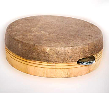 Wooden Khanjira, Shape : Round