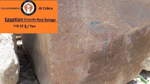Granite Blocks Red Safaga, Brand Name : Alcobra