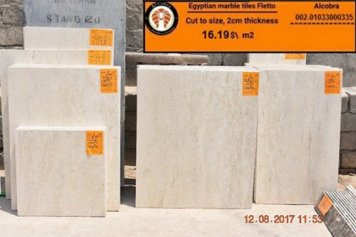 Polished Fletto Marble Tiles, Brand Name : Alcobra