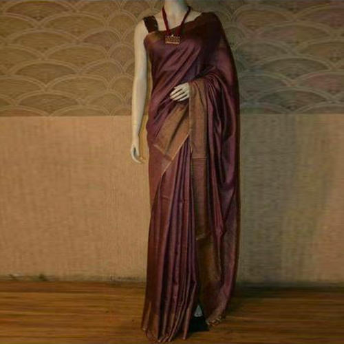 Oishaani Muga Tussar Silk Sarees