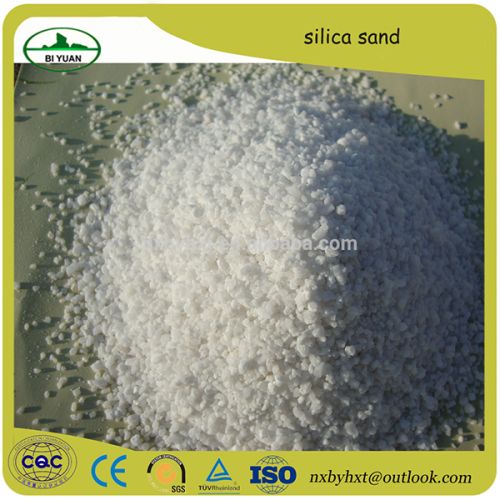 Natural quartz stone silica sand Customized, Brand Name : biyuan