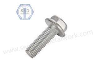 Flange Bolts DIN6921 Black Finish Zinc Plated