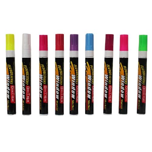 Soni Officemate Fluorescent Window Marker Pens