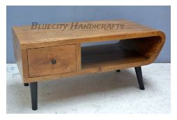 Material Used Iron Mango Wood 1310 Coffee Table, For Living Room Furniture