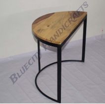 Side Table, Shape : Half Round