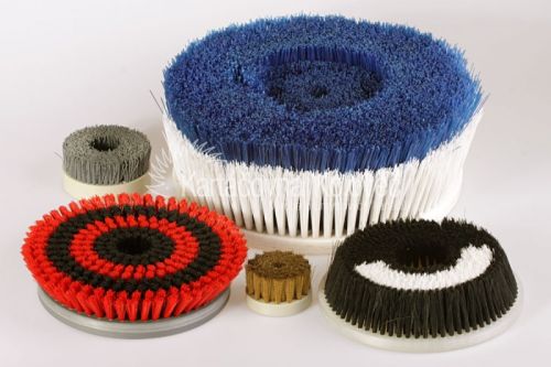 Circular Disc Brush, Bristle Material : Stainless Steel