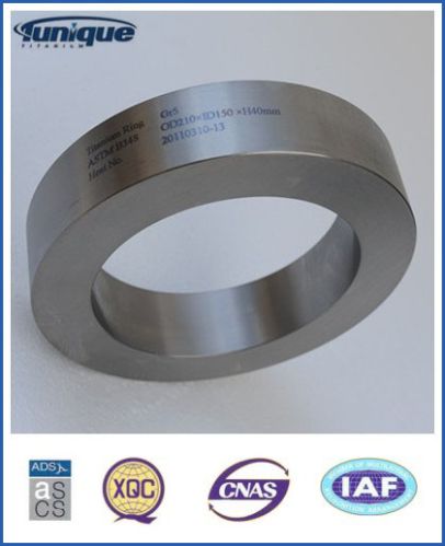 ASTM B348 Gr2 Forged Titanium Ring
