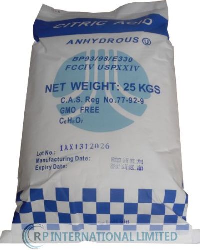 Citric Acid Anhydrous BP/USP/E330