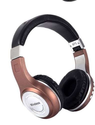 PIastic+PU HXM-471 Rayswa Bluetooth Headphone