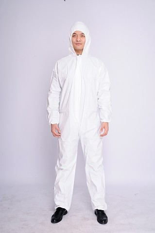 Disposable Microporous Coverall, Packaging Type : white, blue