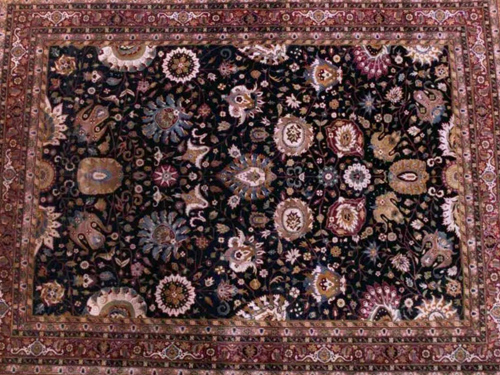 Hand Knotted Woolen Carpet, For Bedroom, Commercial, Decorative, Home, Hotel, Prayer, Pattern : Cut Pile