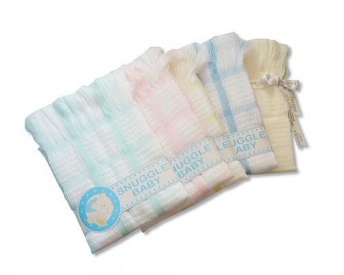 Cotton Baby Checkered Shawls 120cm X 120cm