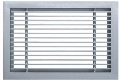 Powder Coated White. Linear AIR Grille