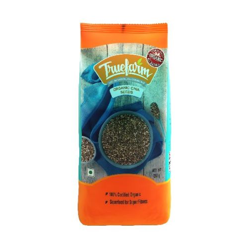 Truefarm Organic Chia Seeds, Color : Grey