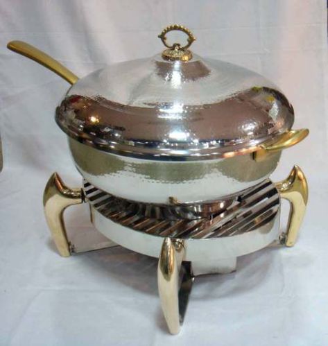 Round Steel Chafing Dish