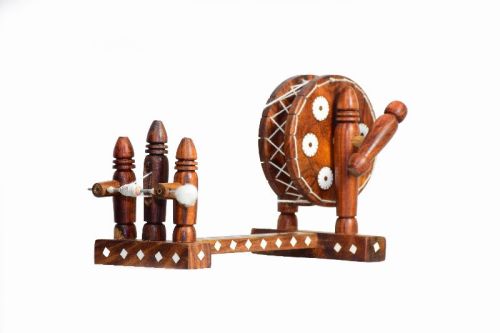 Indian Rosewood Wooden Decorative Charkha