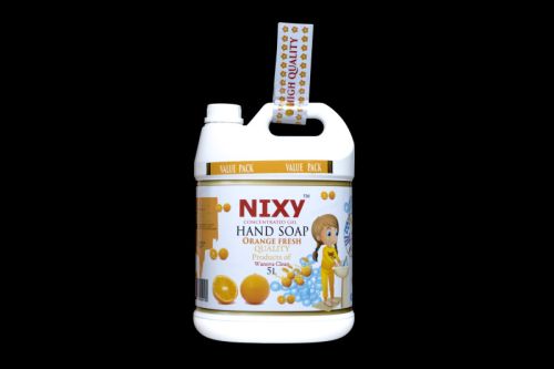 Nixy Orange Concentrated Hand Wash, Shelf Life : 18 Months From Manufacture