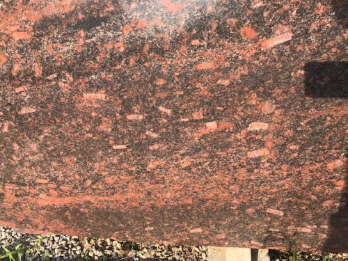 Polished Red Papery Granite Slabs, Size : 24'x96', 26'x96', 28'x96', 28'x108' Etc.