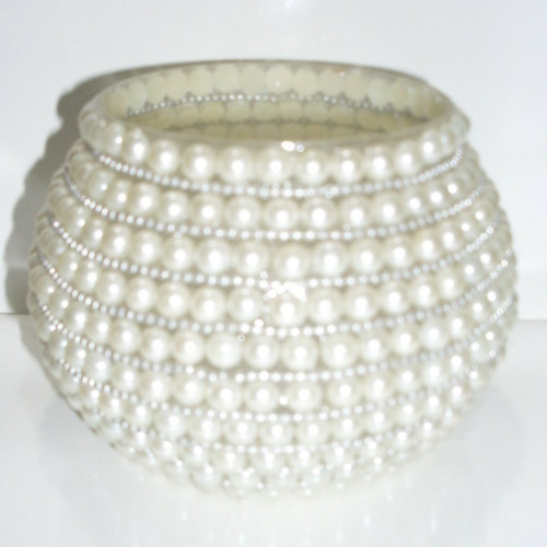 Handmade Marble Pot, For Decoration, Color : White