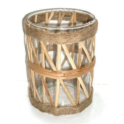 Wooden Tea Light Holder, For Decoration, Size : 10X10X15cm
