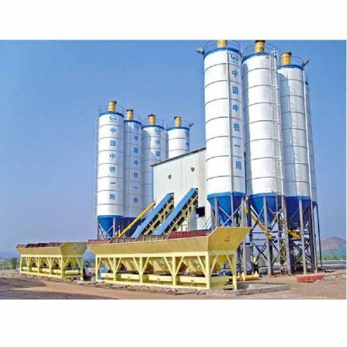 HZS120 Fixed Concrete Mixing Plant Machine