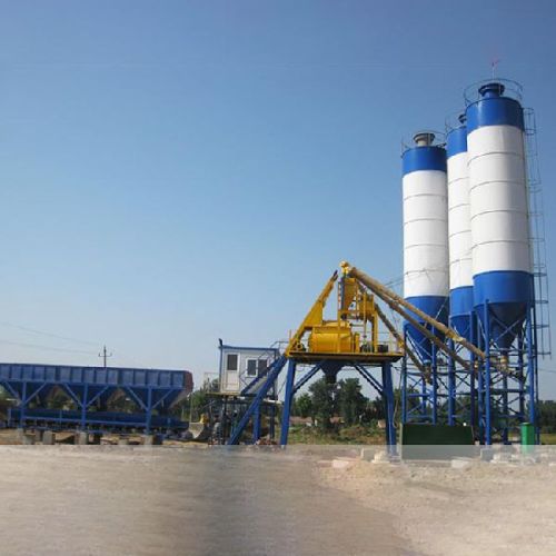 HZS50 Environmental Concrete Mixing Plant