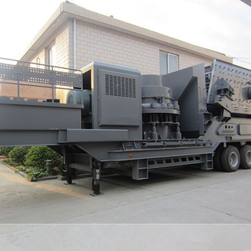 Mobile Wheeled Cone Crushing Plant