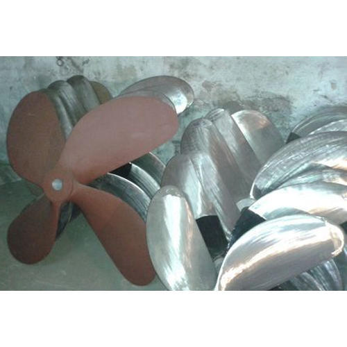 Metal Marine Propeller Impeller, Color : Brown, Silver