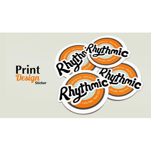 Printed Designer Sticker