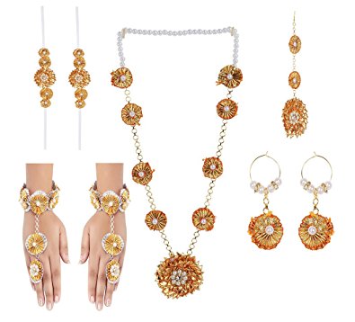 Gota Patti Jewellery Set, Feature : Handmade