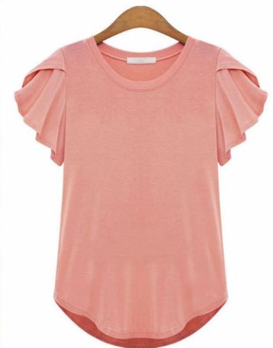 Plain Cotton Ladies Short Tops, Size : M, XL, XXL