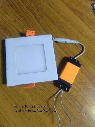Square Ceramic LED Panel Lights, Color : Cool White