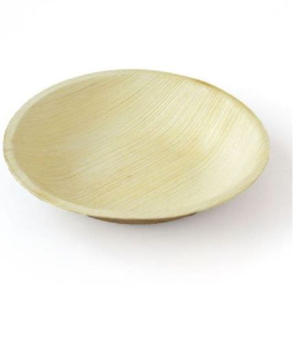 Teba Areca Palm Leaf Bowl, Size : 7 Inch