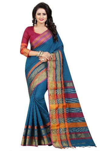 Jaali Pallu Rama Jacquard Sarees, Occasion : Festive Wear, Party Wear, Casual Wear