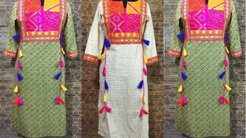 Full Sleeves Cotton Jaipuri Kurtis